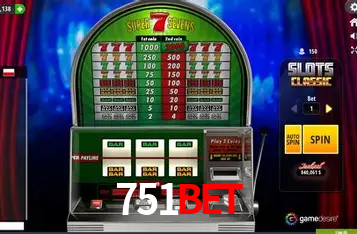 751Bet Cassino Online Certificado