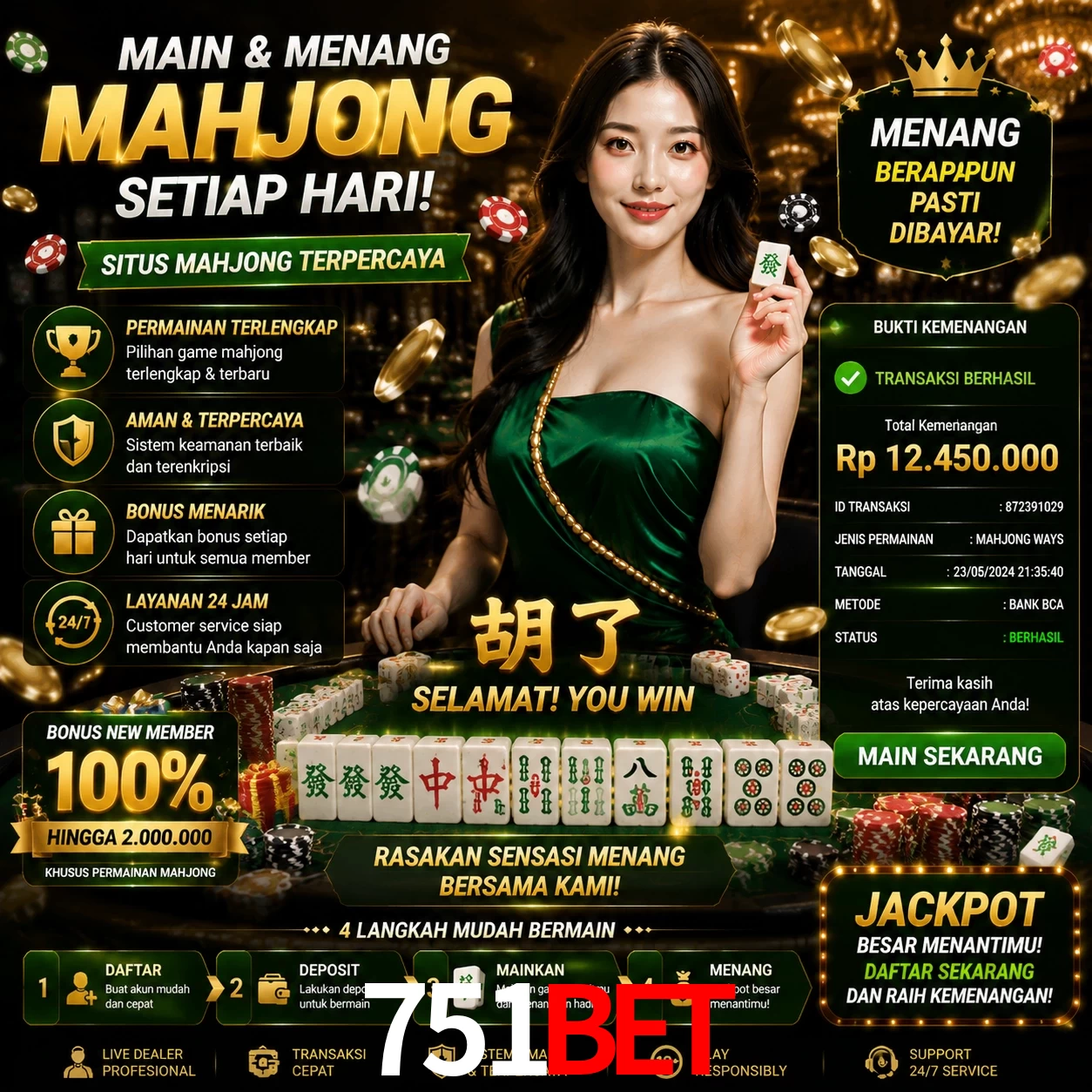 Ganhar e sacar na 751Bet